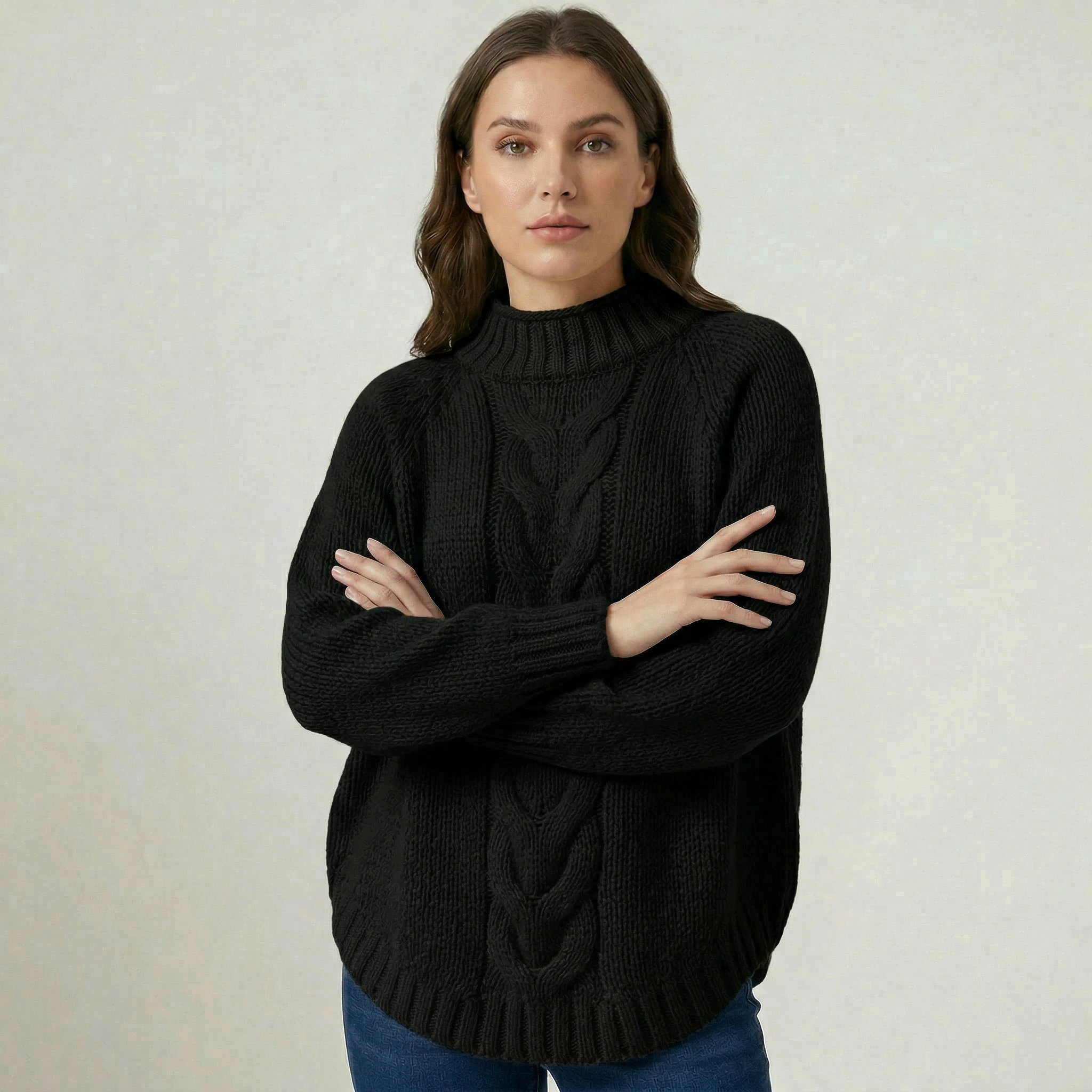 Women’s Knitted Turtleneck Winter Sweater