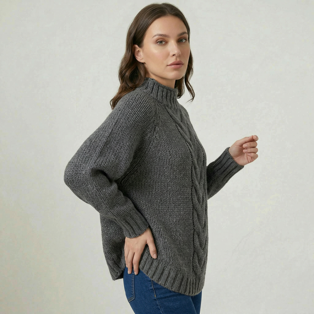 Women’s Knitted Turtleneck Winter Sweater