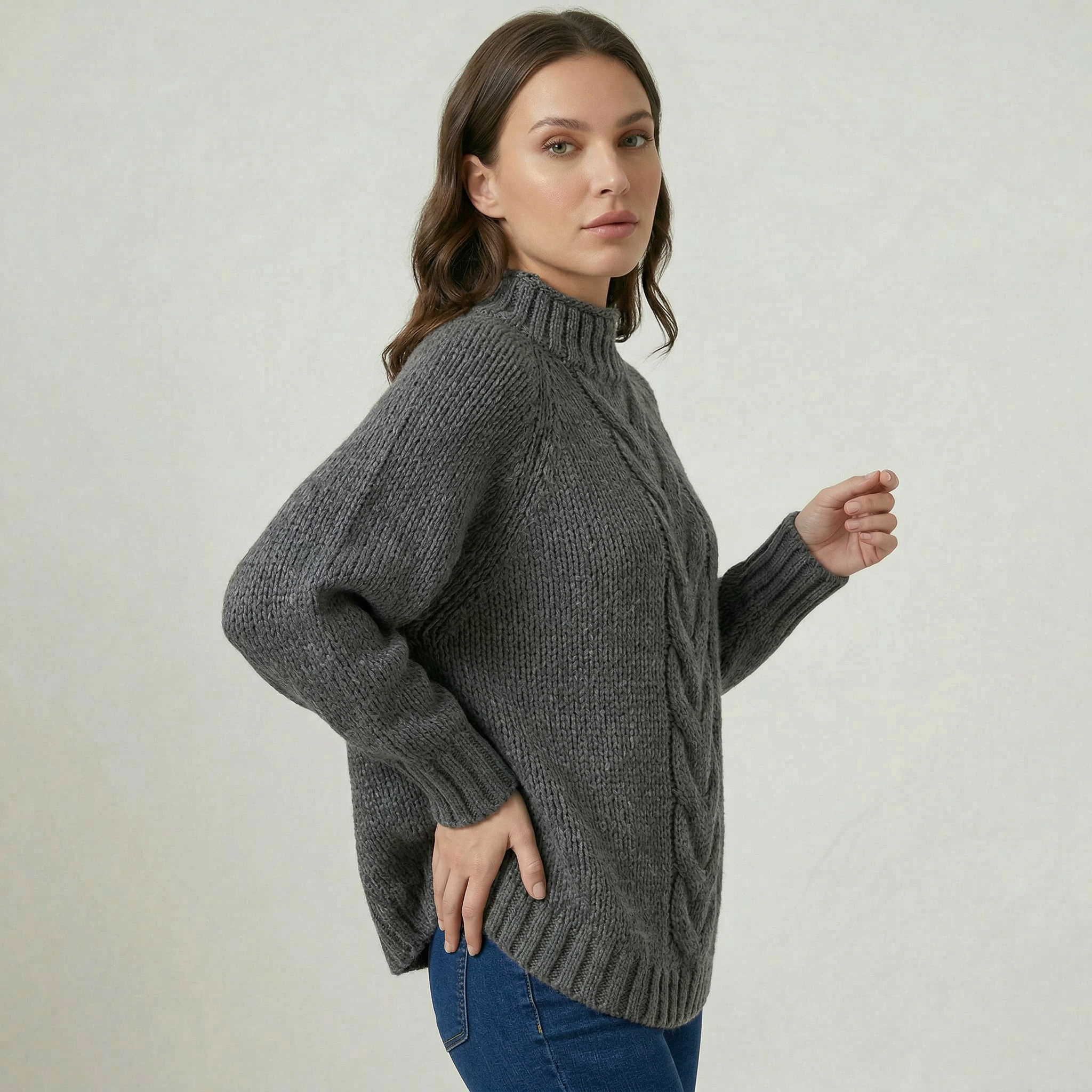 Women’s Knitted Turtleneck Winter Sweater