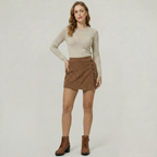 Women's Lace-Up Ankle Boots - Buckle Strap Block Heel Combat Booties Smart Casual