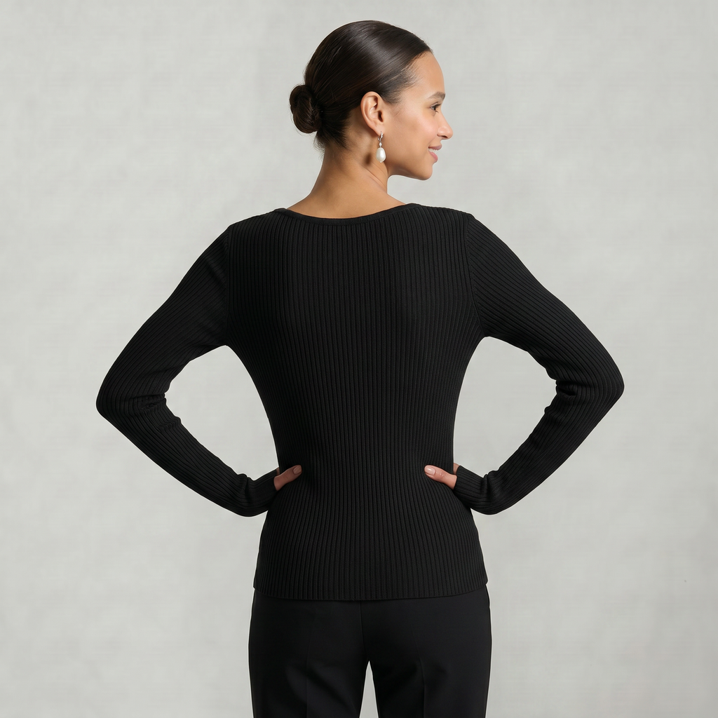 Women’s Slim Fit Long Sleeve Sweater