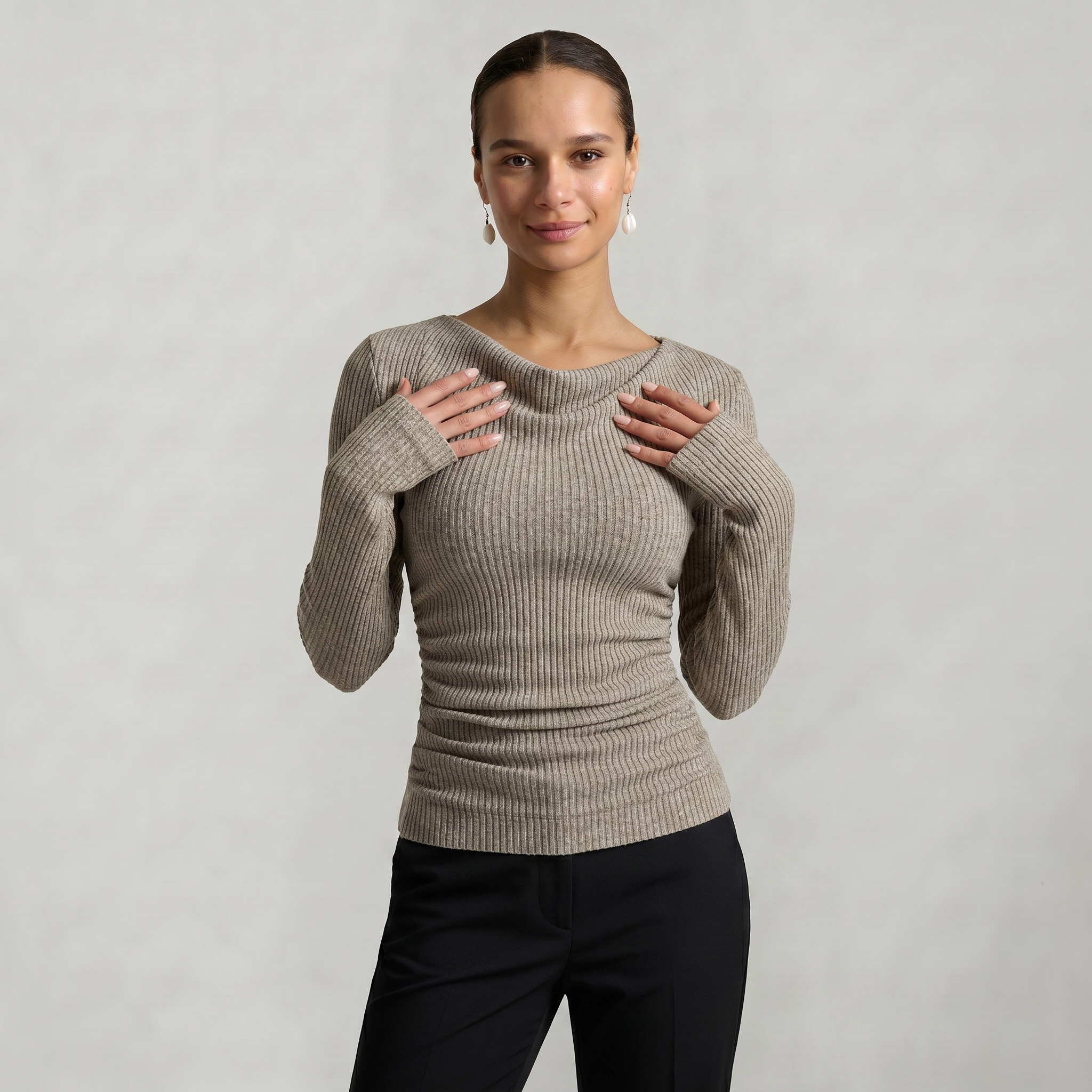 Women’s Slim Fit Long Sleeve Sweater