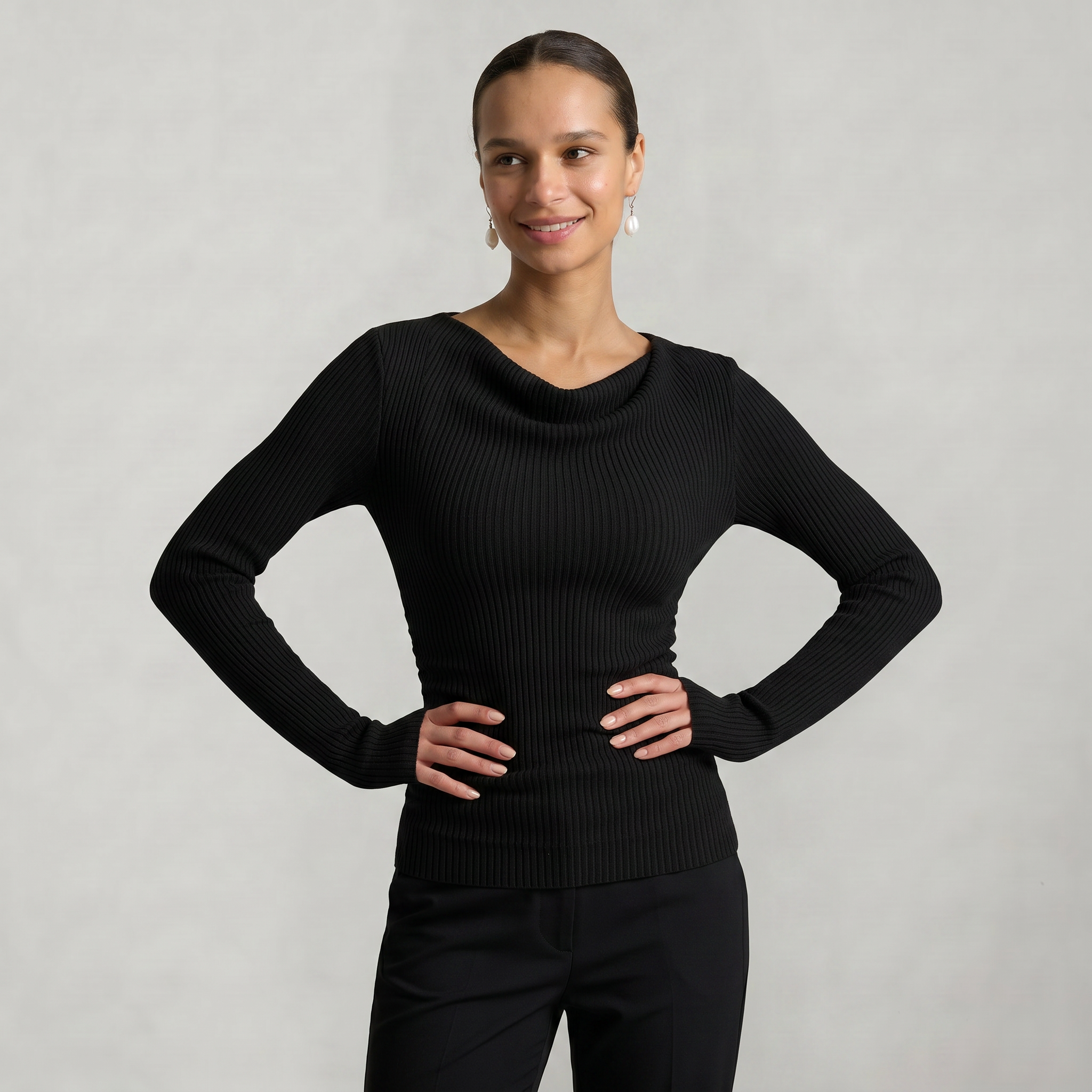 Women’s Slim Fit Long Sleeve Sweater