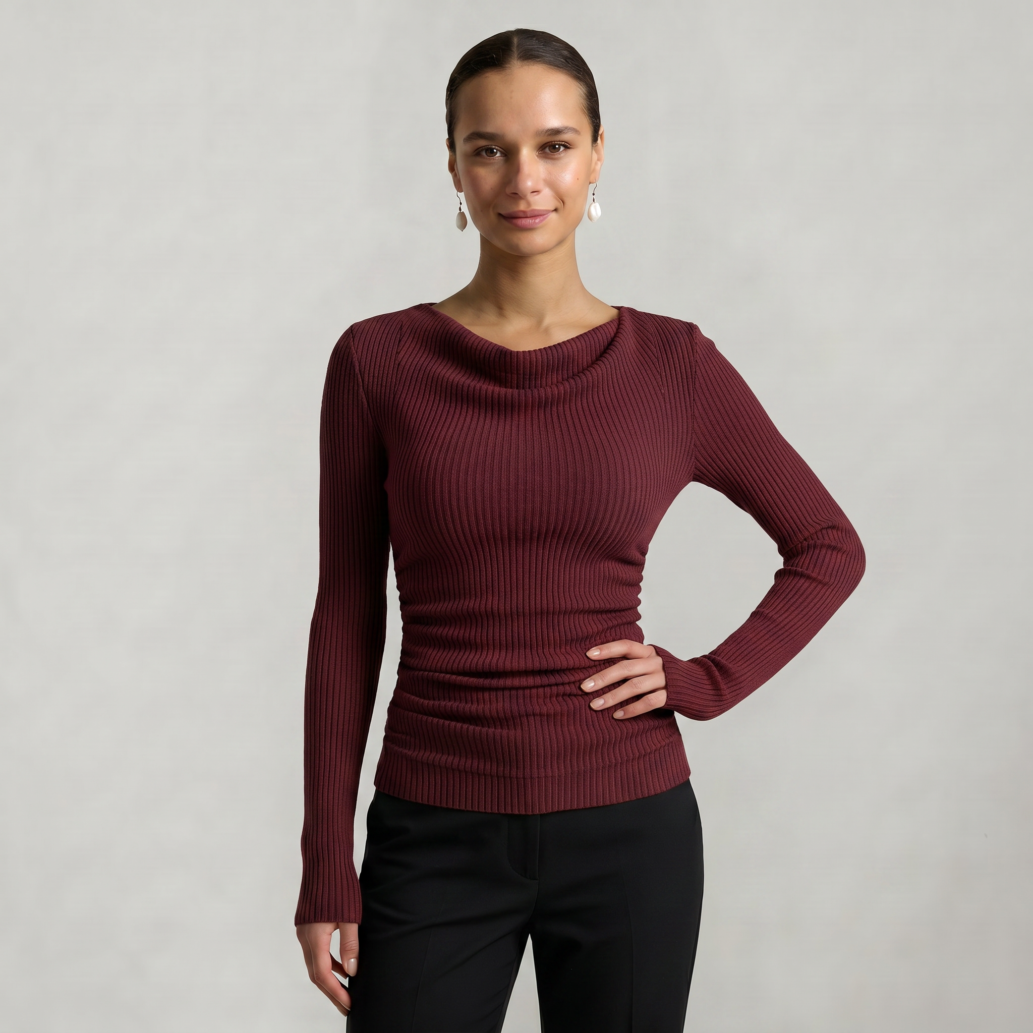 Women’s Slim Fit Long Sleeve Sweater