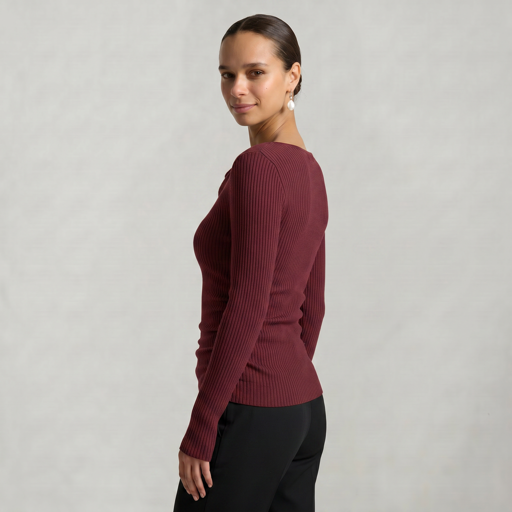 Women’s Slim Fit Long Sleeve Sweater