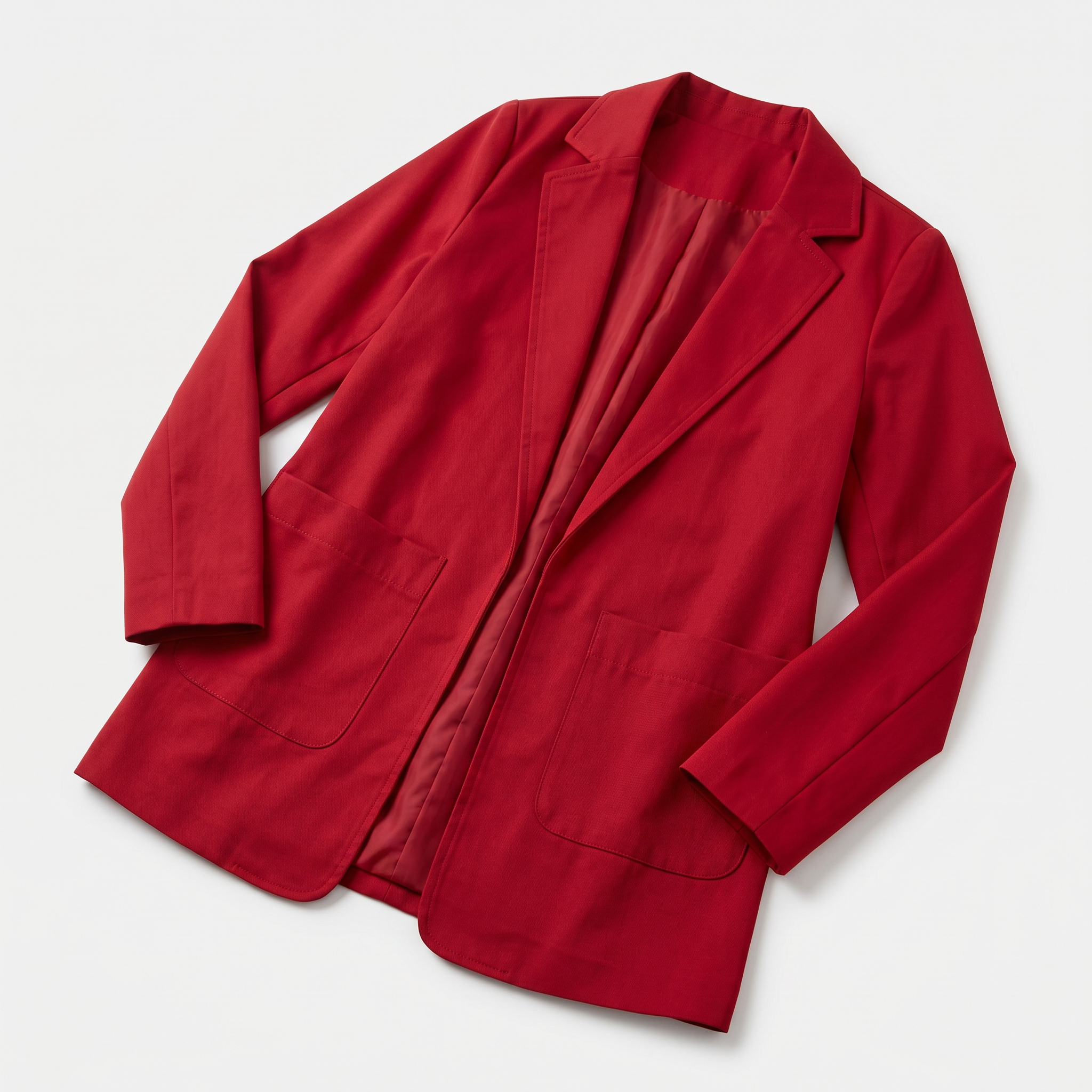 Women’s Cardigan Blazer - Notched Lapel Slim Fit