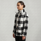 Women’s Plaid Jacket - Button Front Regular Fit