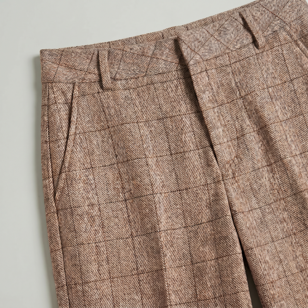 Women’s Wide Leg Trousers - Loose Fit Office Pants