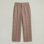 Women’s Wide Leg Trousers - Loose Fit Office Pants