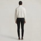 Women’s Polka Dot Bomber Jacket - Zip Up Cropped Lightweight Coat