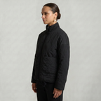 Women’s Quilted Padded Jacket - Zip Front Lightweight Coat
