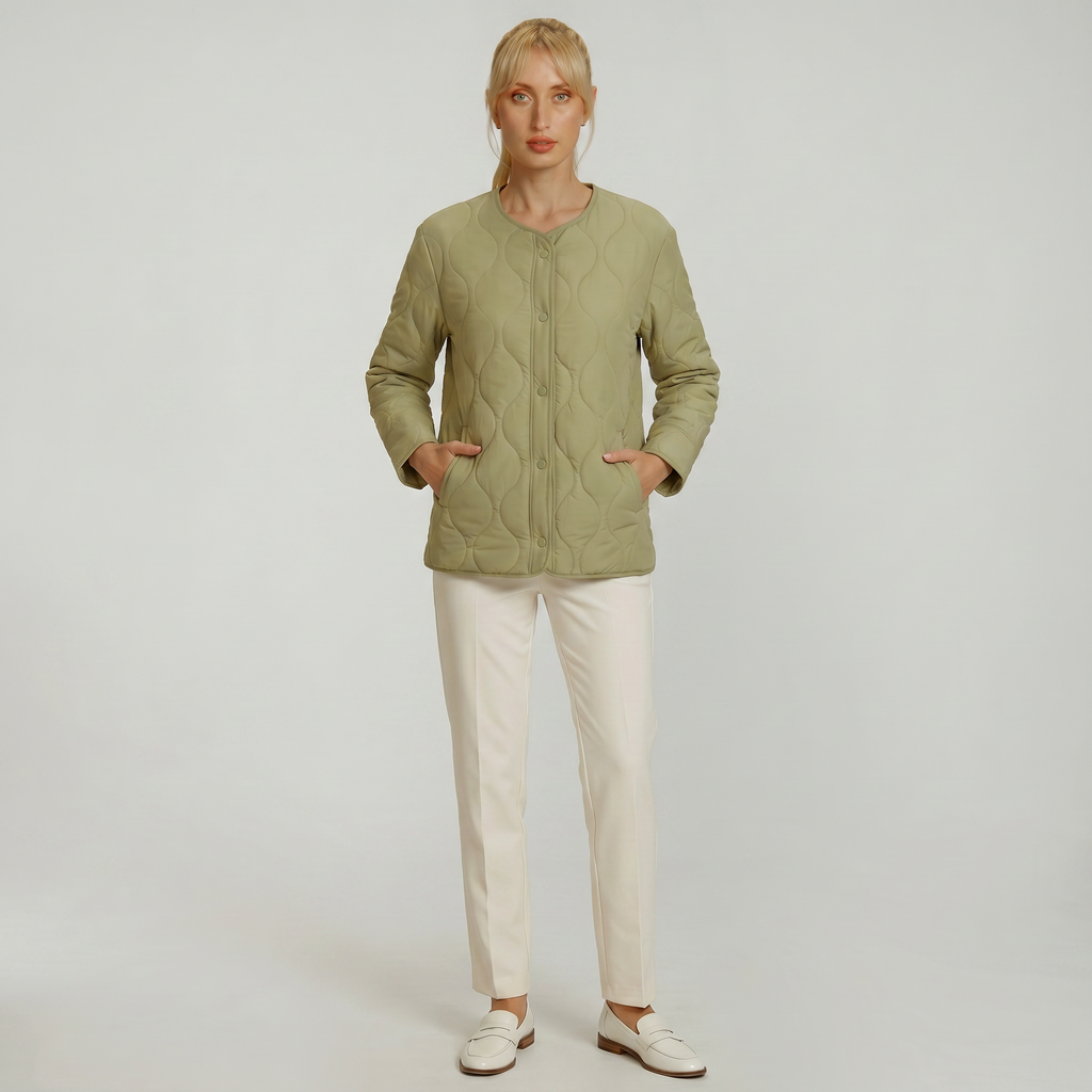 Women’s Quilted Padded Jacket - Lightweight Regular Fit