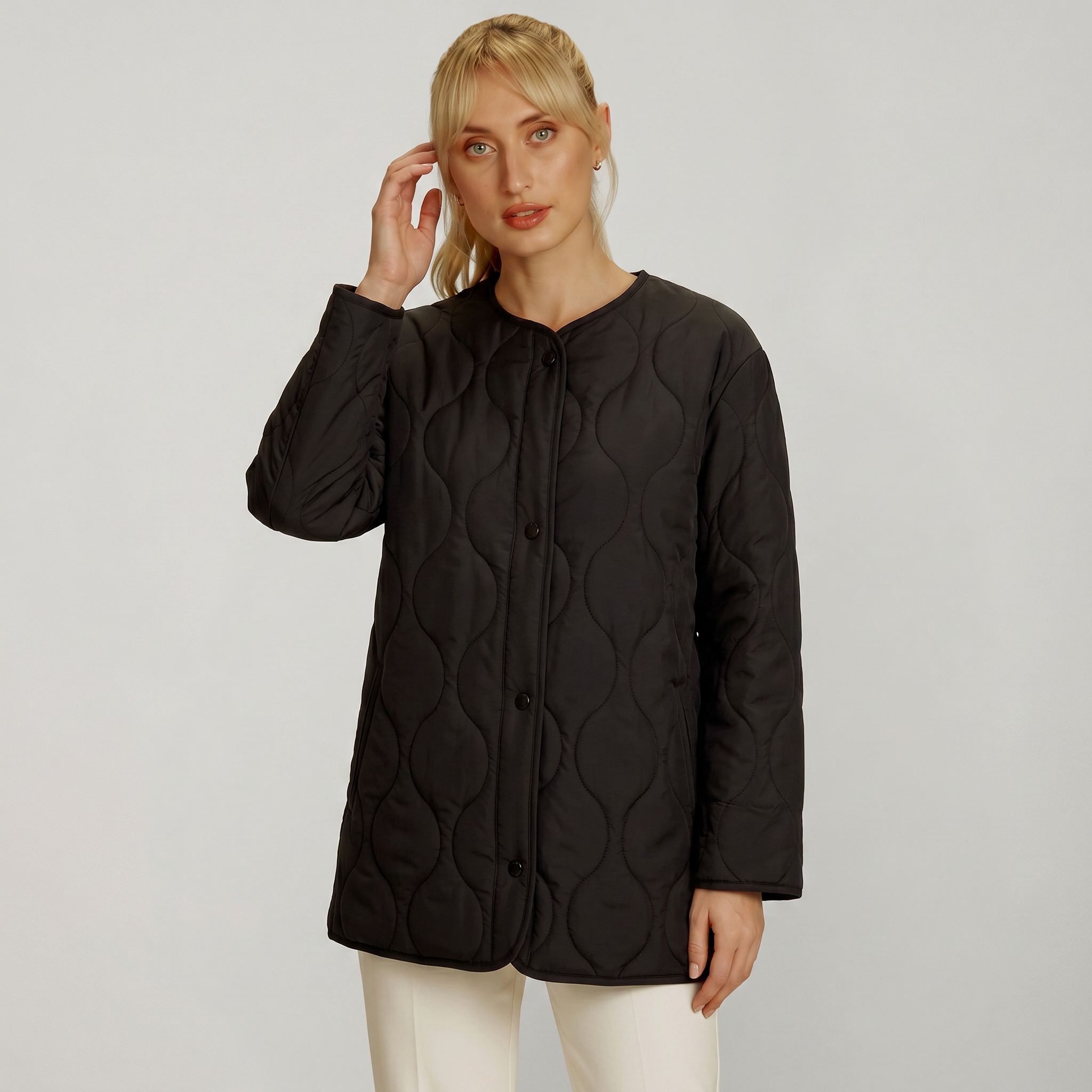 Women’s Quilted Padded Jacket - Lightweight Regular Fit