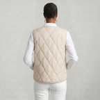Women’s Quilted Vest - Sleeveless Button Waistcoat Loose Fit
