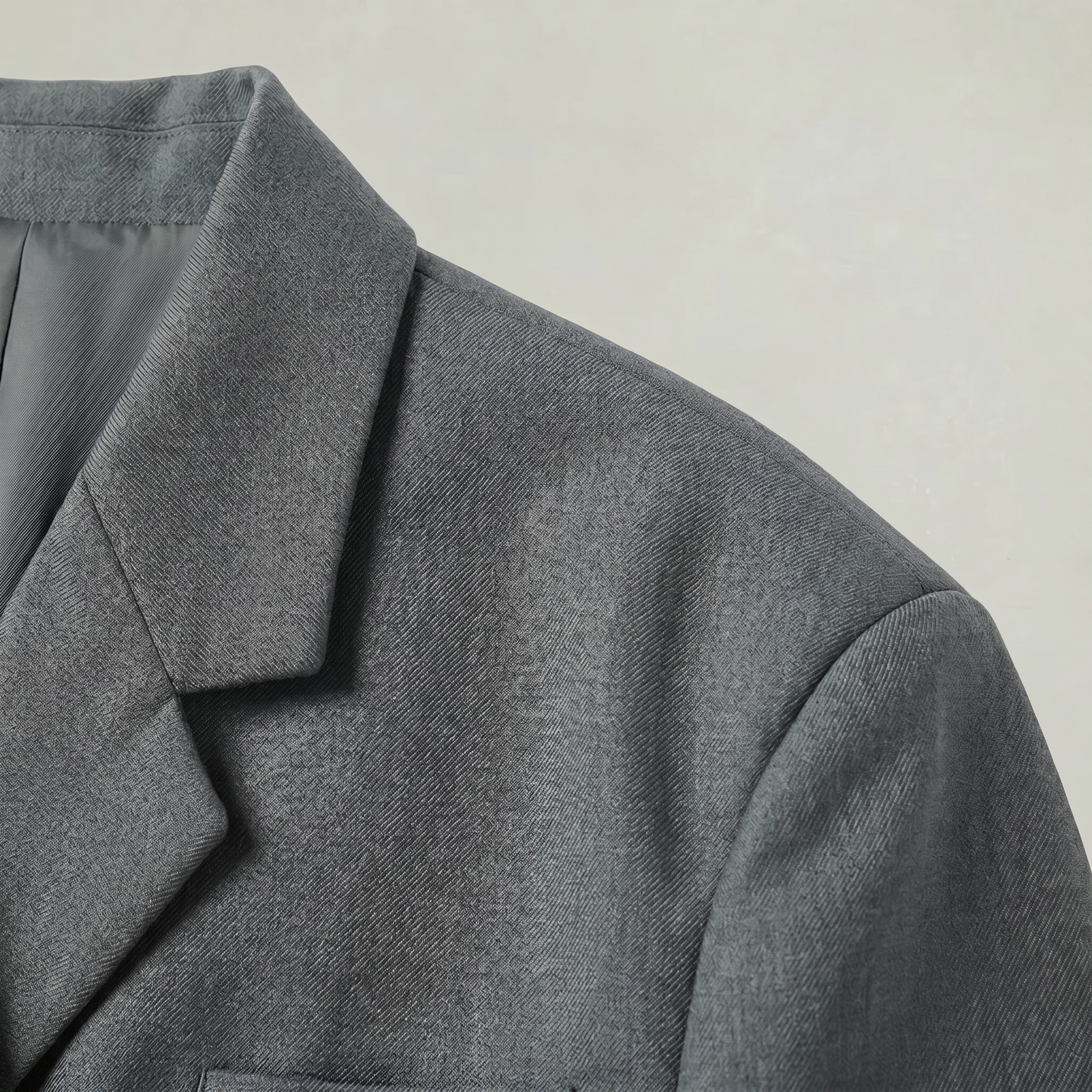 Women’s Oversized Side Slit Blazer - Flip Collar Long Sleeve Suit Jacket