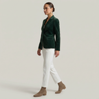 Women’s Single-Button Blazer - Long Sleeve Tailored Fit