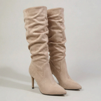 Women’s Slouch Knee-High Heeled Boots