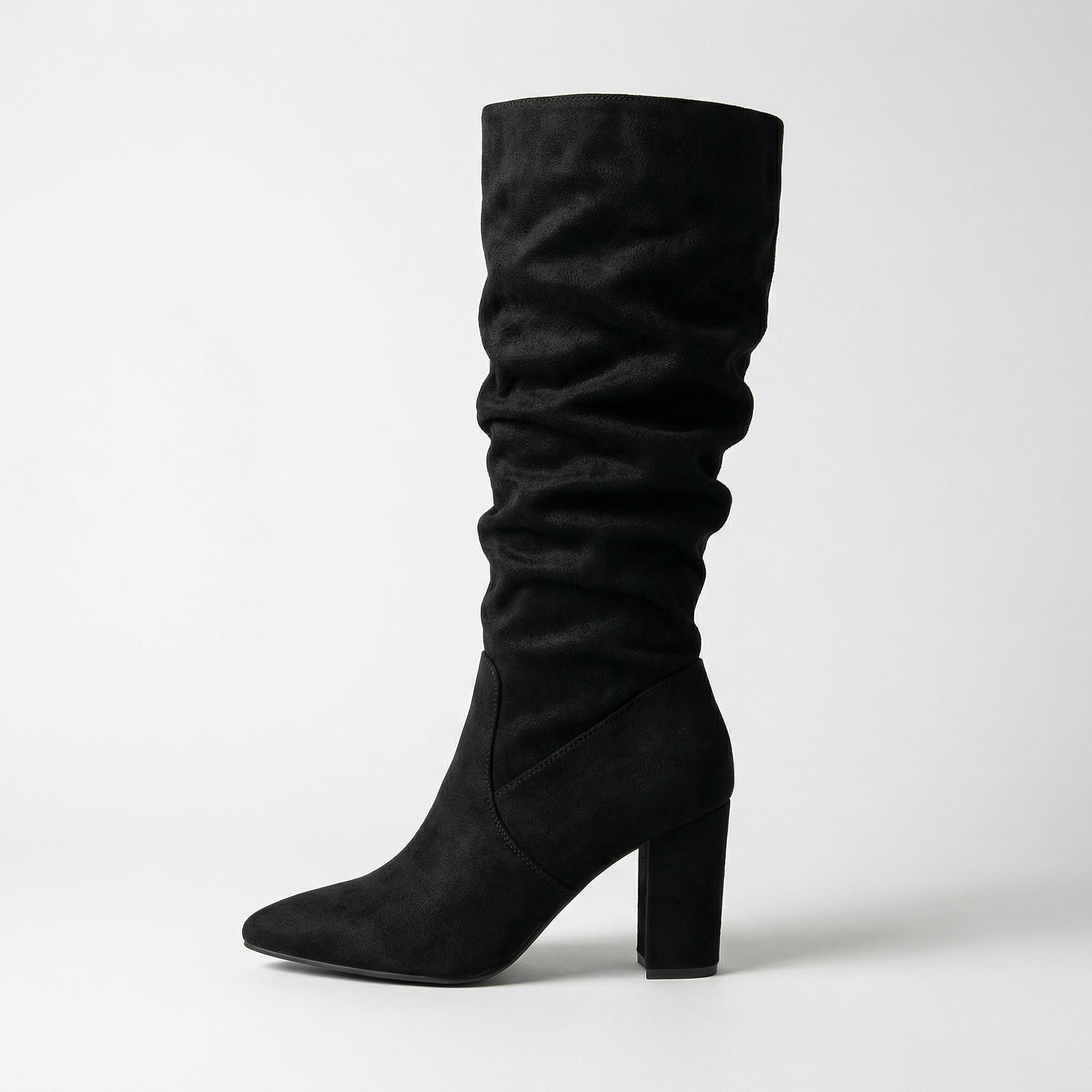 Women’s Slouch Knee-High Heeled Boots