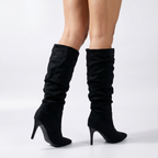 Women’s Slouch Knee-High Heeled Boots