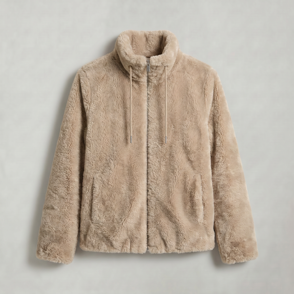 Women’s Stand-Up Collar Jacket - Zip Front Regular Fit