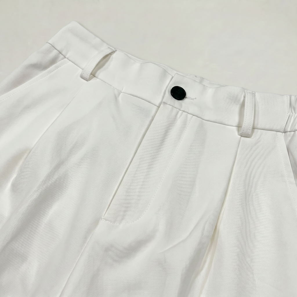 Women’s Suit Pants - Straight Leg Flat Front Loose Fit