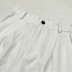 Women’s Suit Pants - Straight Leg Flat Front Loose Fit