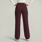 Women’s Suit Pants - Straight Leg Flat Front Loose Fit