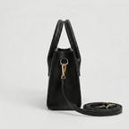 Women’s Leather Handbag - Structured Top Handle Crossbody Fit