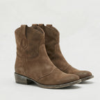 Women’s Suede Pull-On Ankle Boots