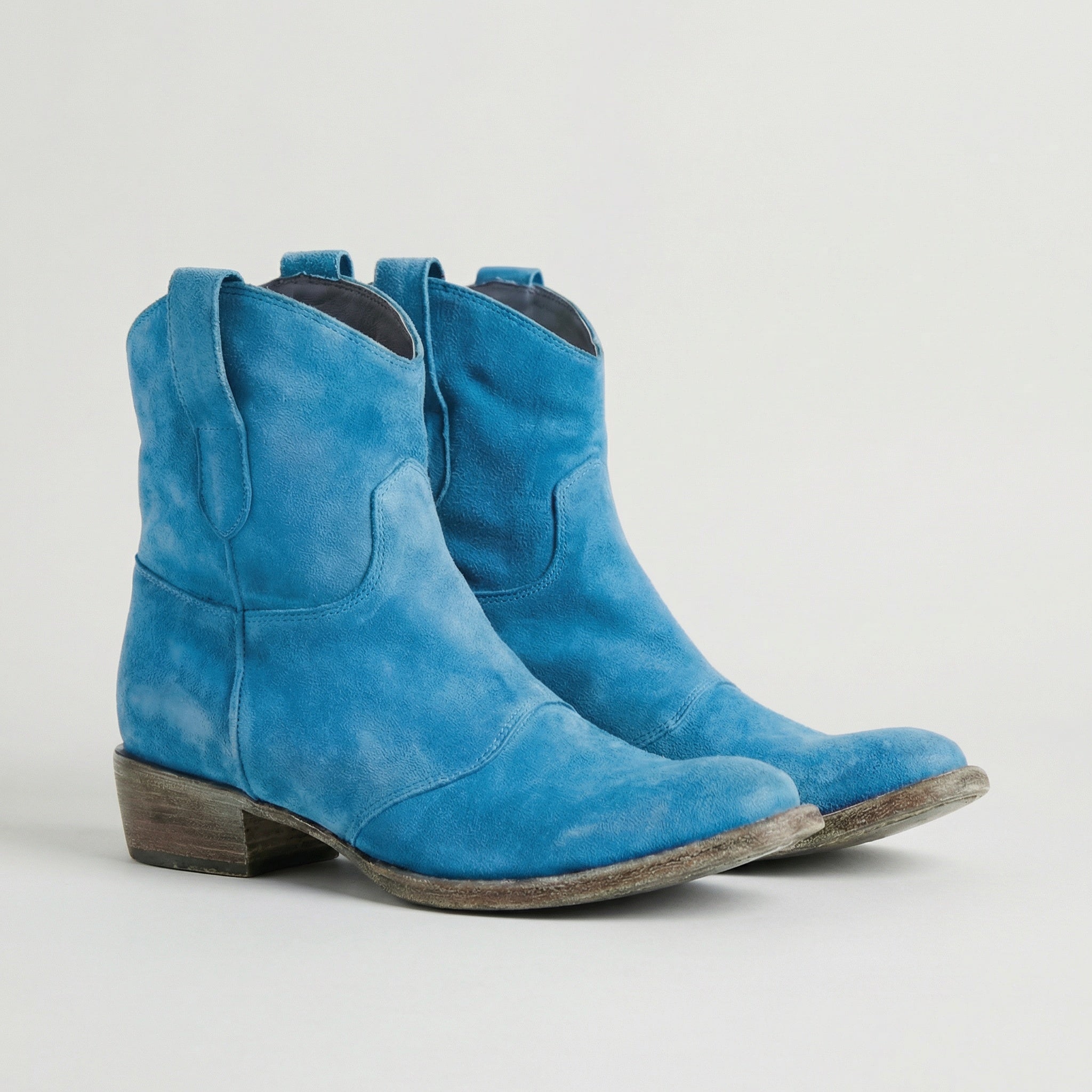 Women’s Suede Pull-On Ankle Boots