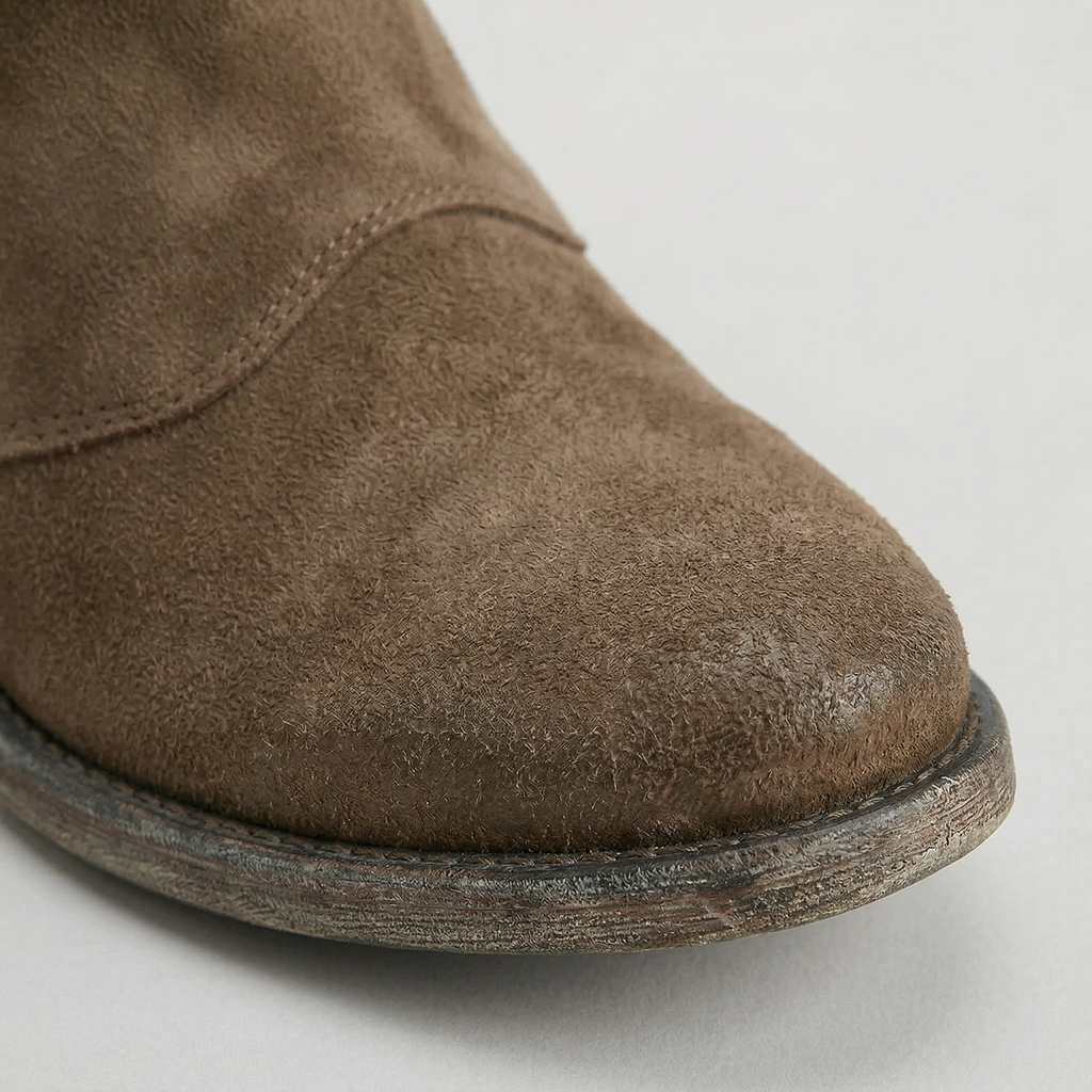 Women’s Suede Pull-On Ankle Boots