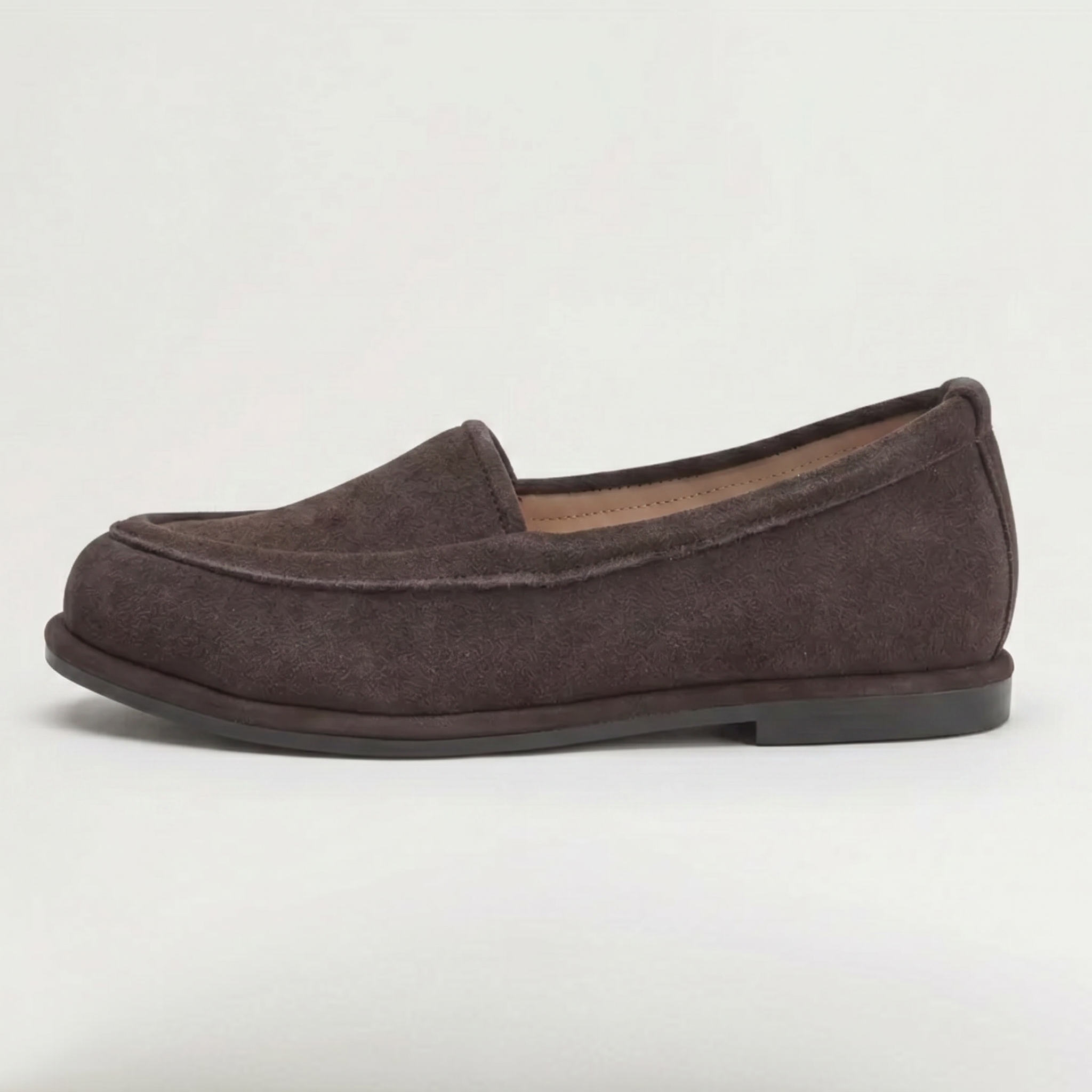 Women’s Suede Slip On Loafers - Comfortable Flat Fit