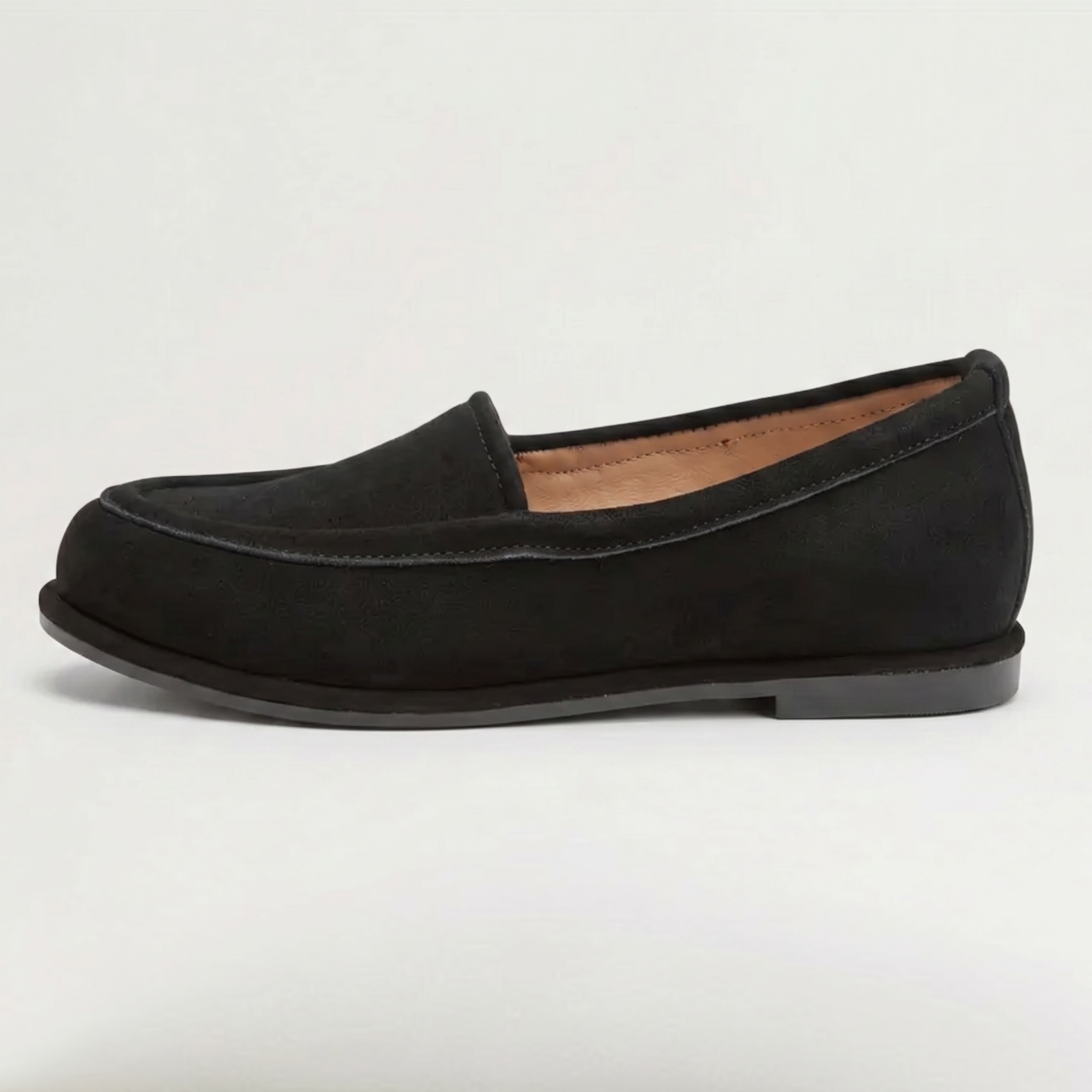 Women’s Suede Slip On Loafers - Comfortable Flat Fit