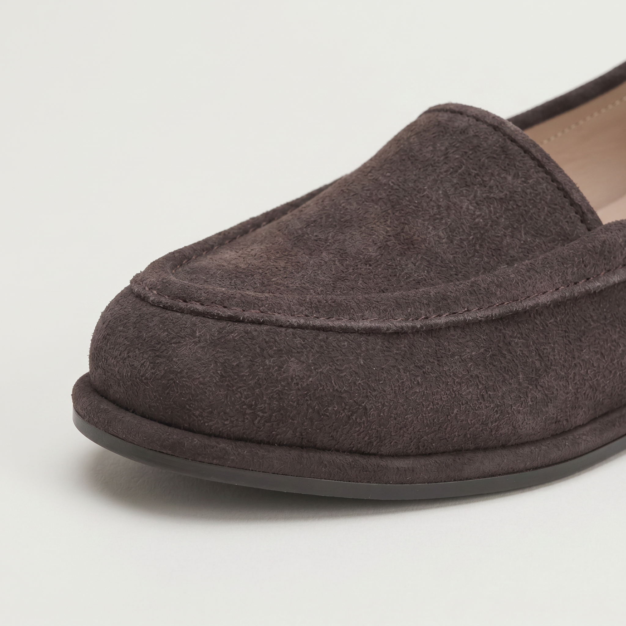 Women’s Suede Slip On Loafers - Comfortable Flat Fit