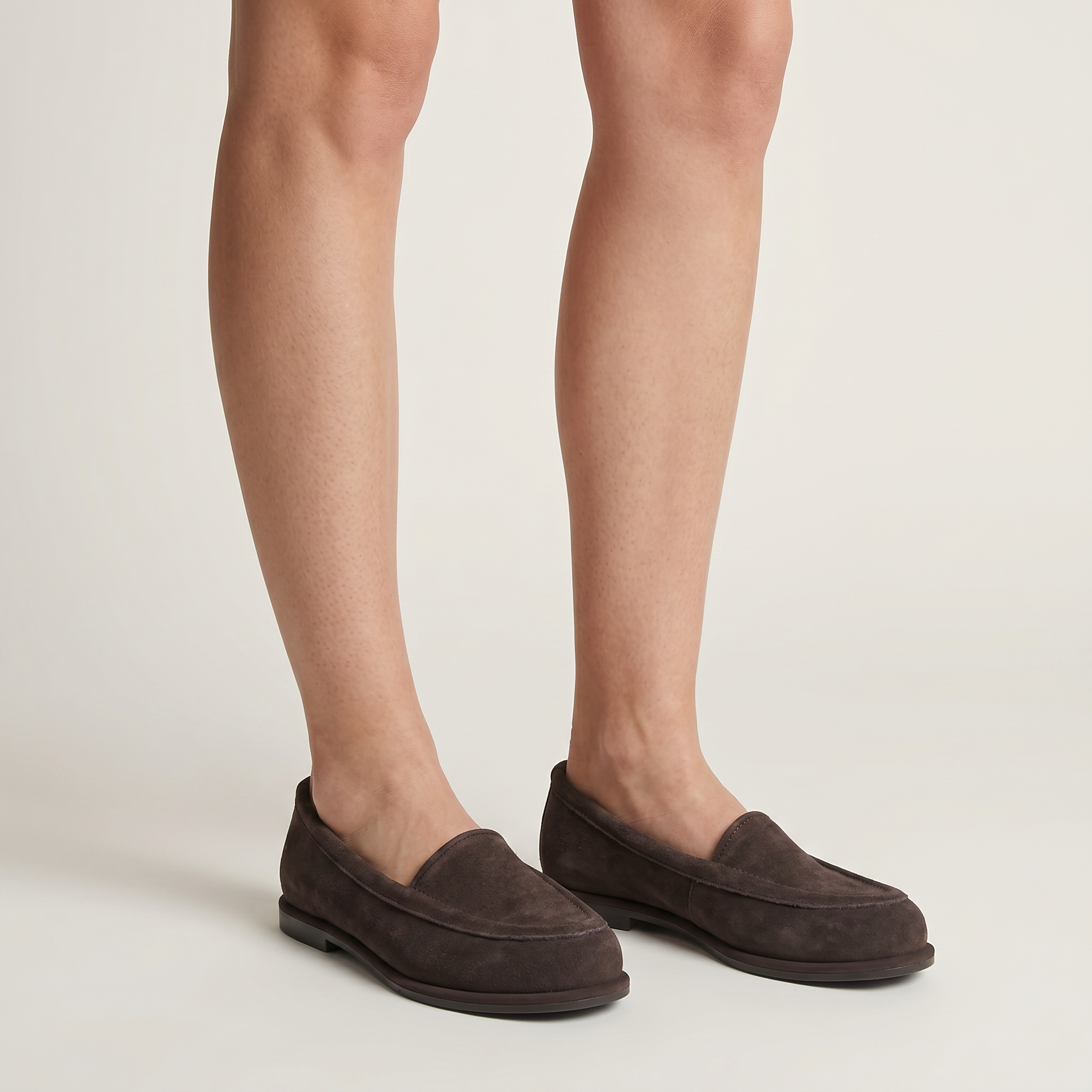 Women’s Suede Slip On Loafers - Comfortable Flat Fit