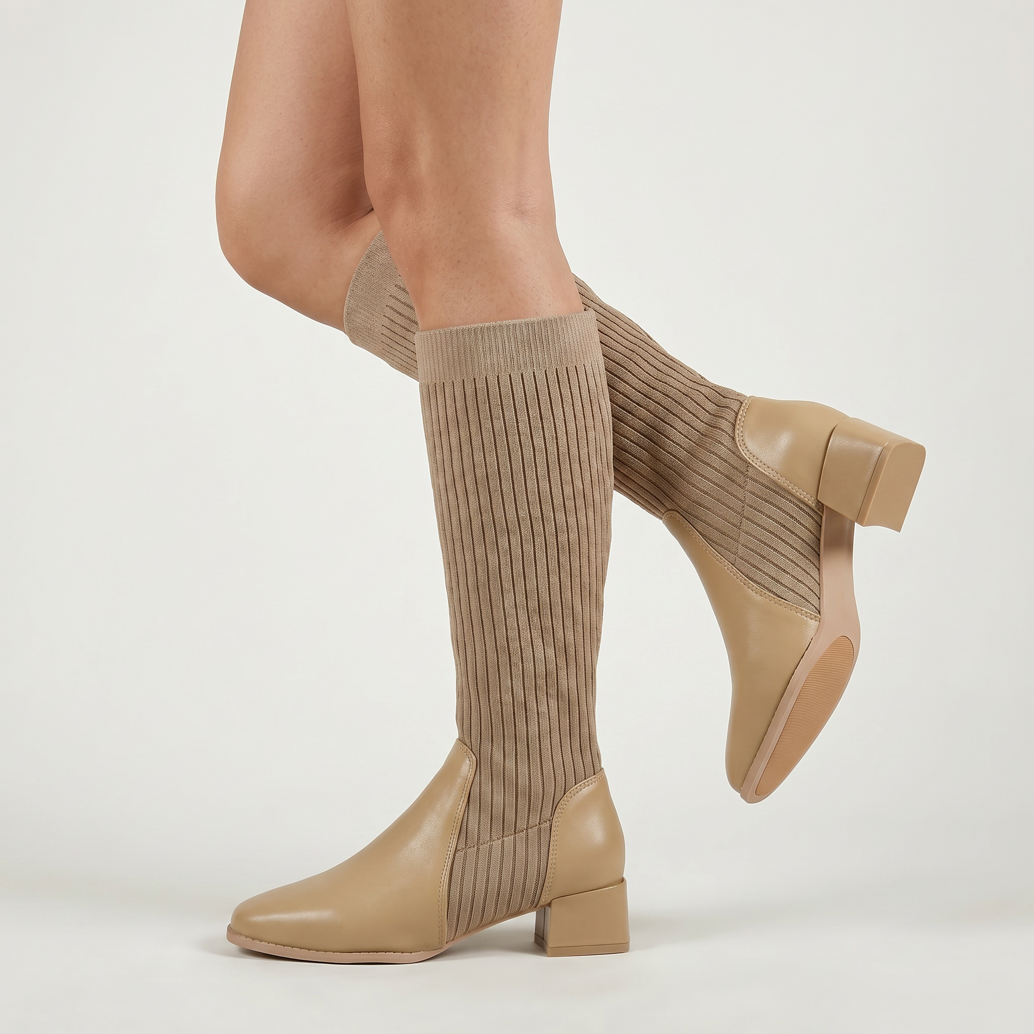 Women’s Tall Boots - Block Heel Knee High Fit