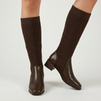 Women’s Tall Boots - Block Heel Knee High Fit