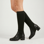 Women’s Tall Boots - Block Heel Knee High Fit