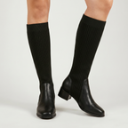 Women’s Tall Boots - Block Heel Knee High Fit
