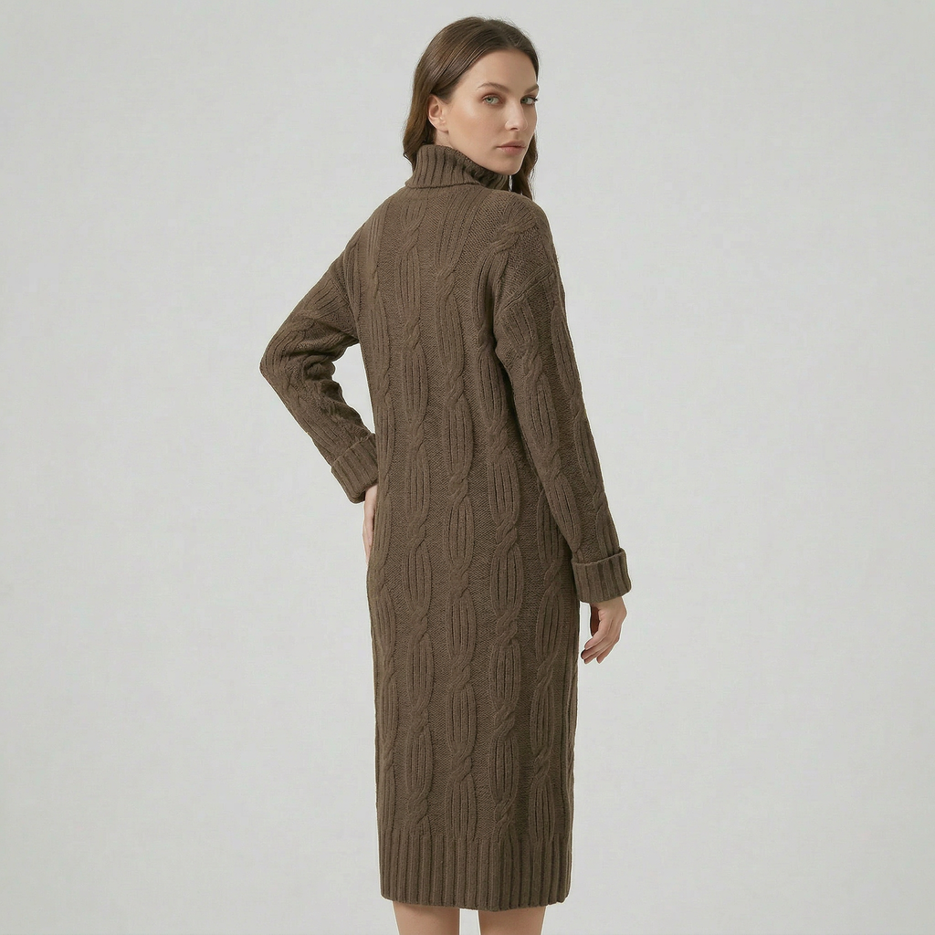 Women’s Turtleneck Winter Dress