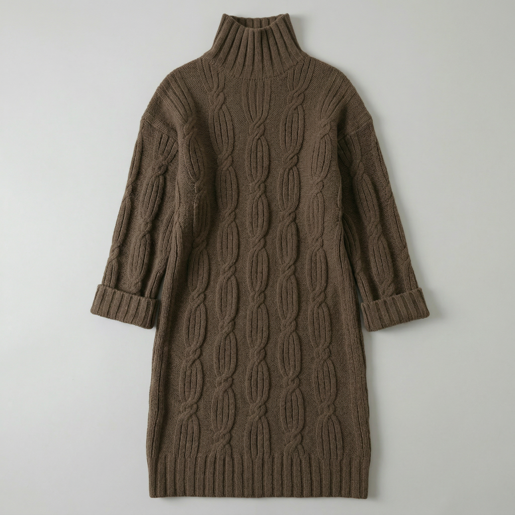 Women’s Turtleneck Winter Dress