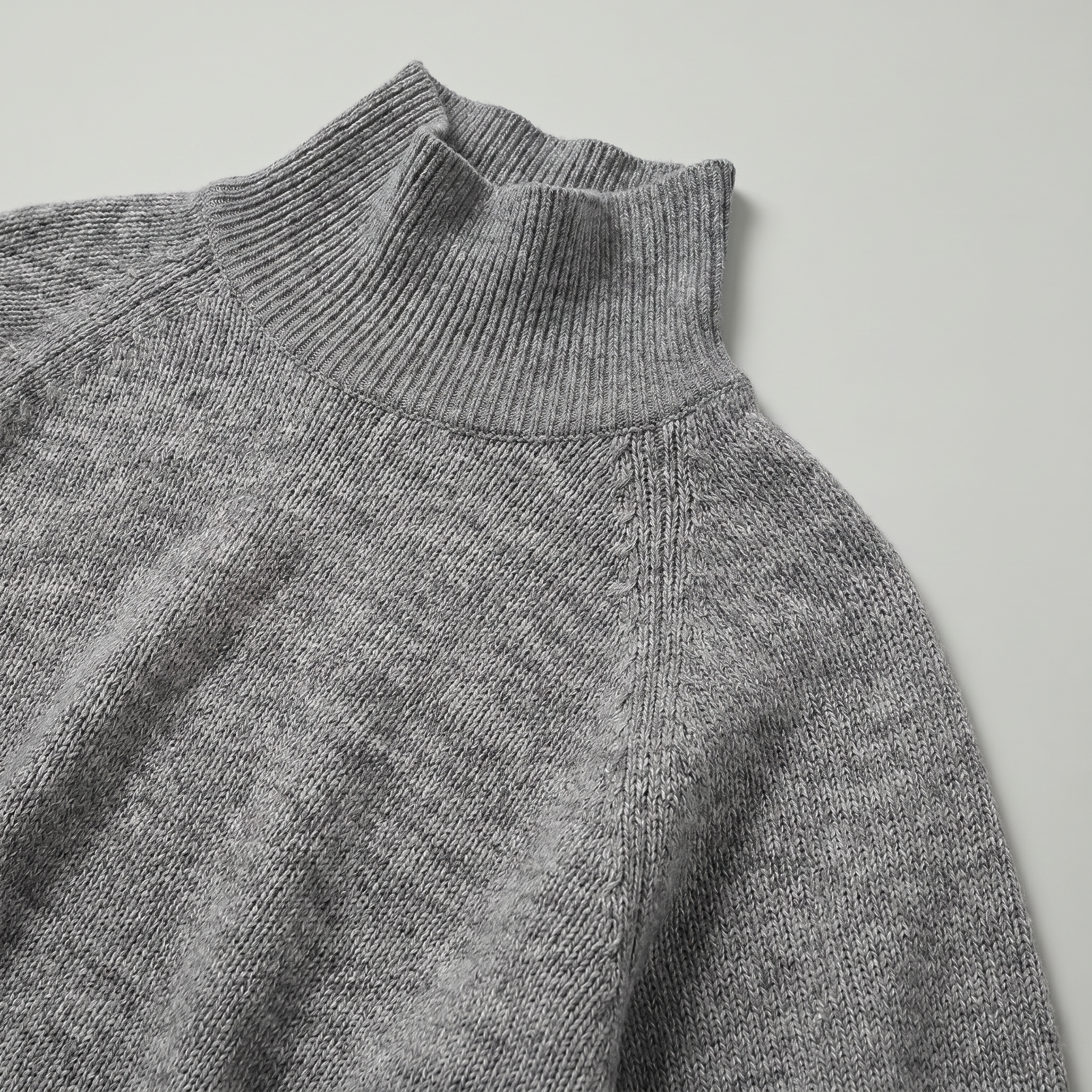 Women’s Turtleneck Sweater - Flared Sleeve Loose Fit Pullover