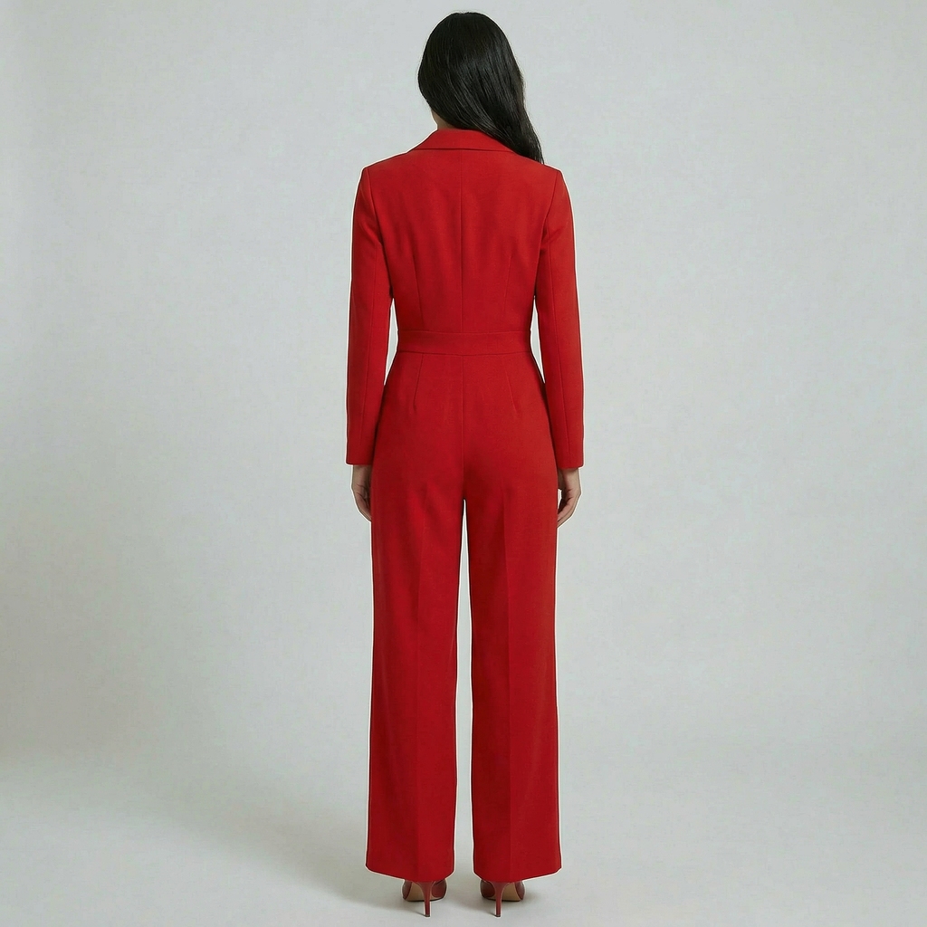 Women's V Neck Jumpsuit