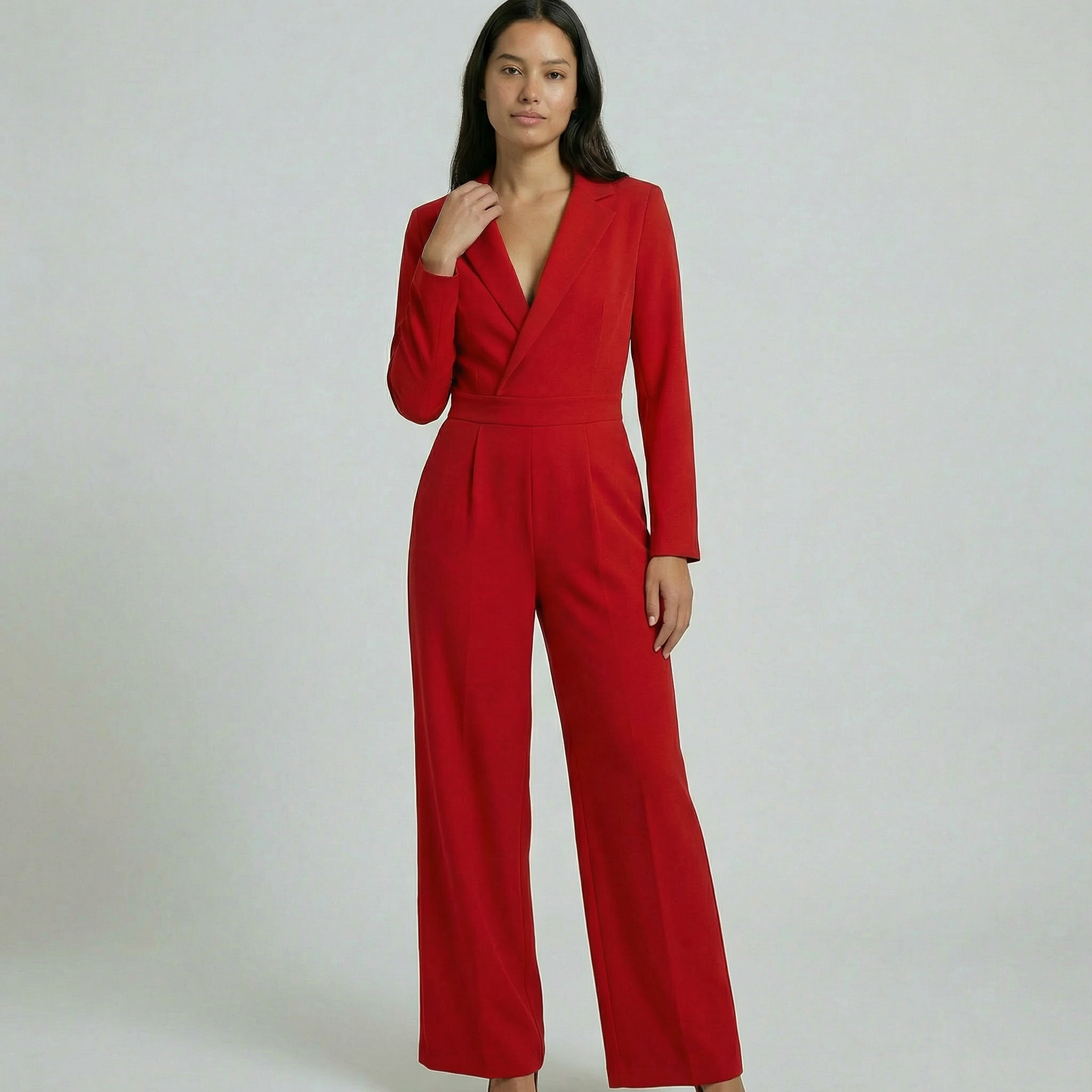Women's V Neck Jumpsuit