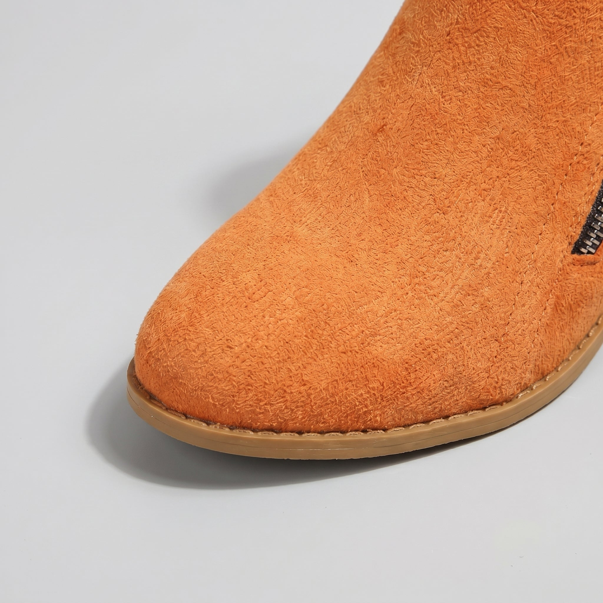 Women’s Retro Ankle Boots - Casual Zip Fashion Boots