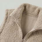 Women’s Zip-Up Vest - Sleeveless Relaxed Fit