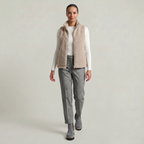 Women’s Zip-Up Vest - Sleeveless Relaxed Fit