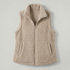 Women’s Zip-Up Vest - Sleeveless Relaxed Fit