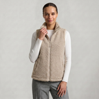 Women’s Zip-Up Vest - Sleeveless Relaxed Fit