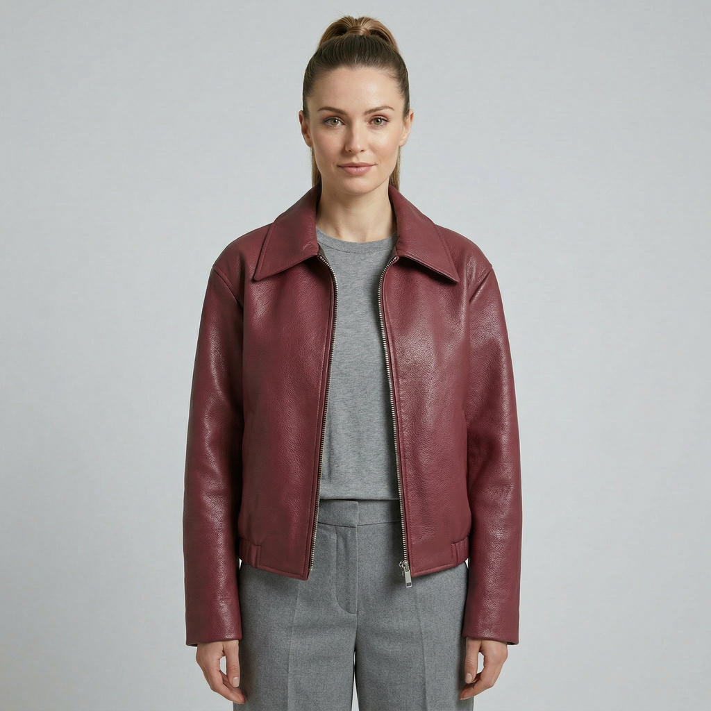 Women's Zip-Up Short Coat